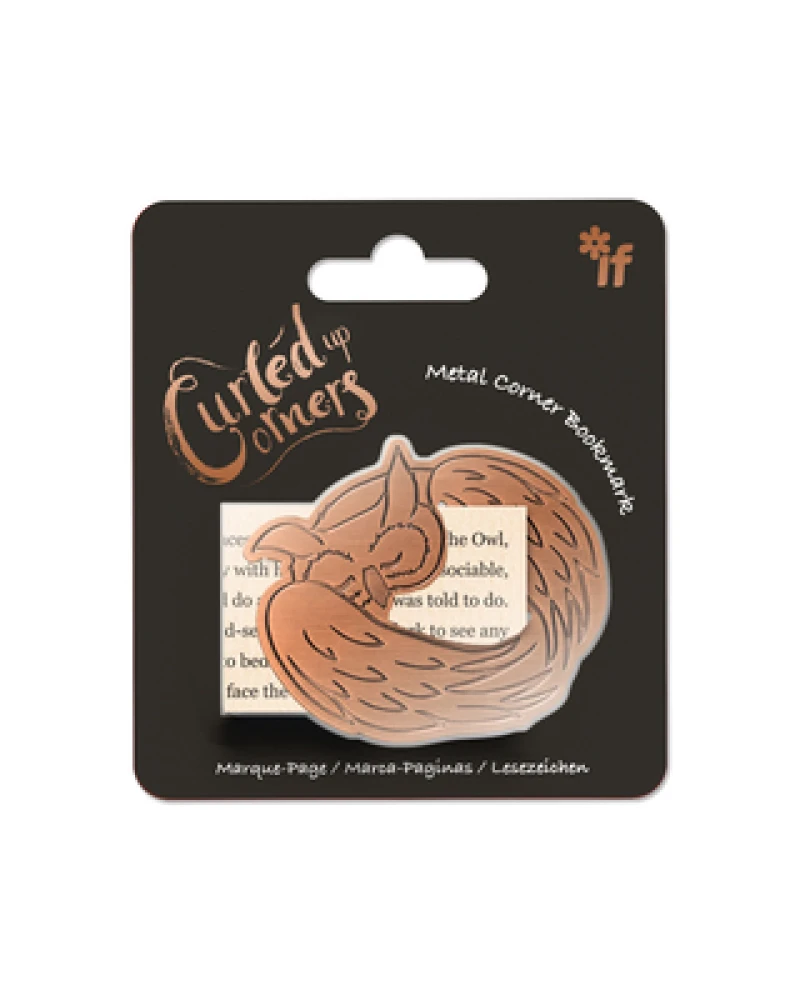 Curled Up Corners - Sleepy Owl