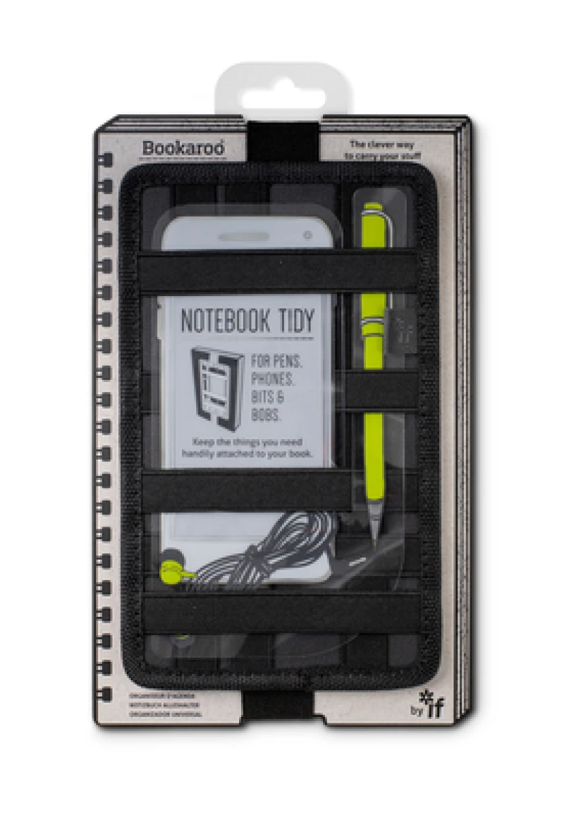 Bookaroo Notebook Tidy - Black