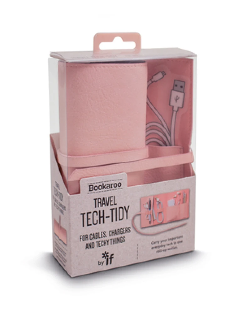 Bookaroo Travel Tech-Tidy - Pink