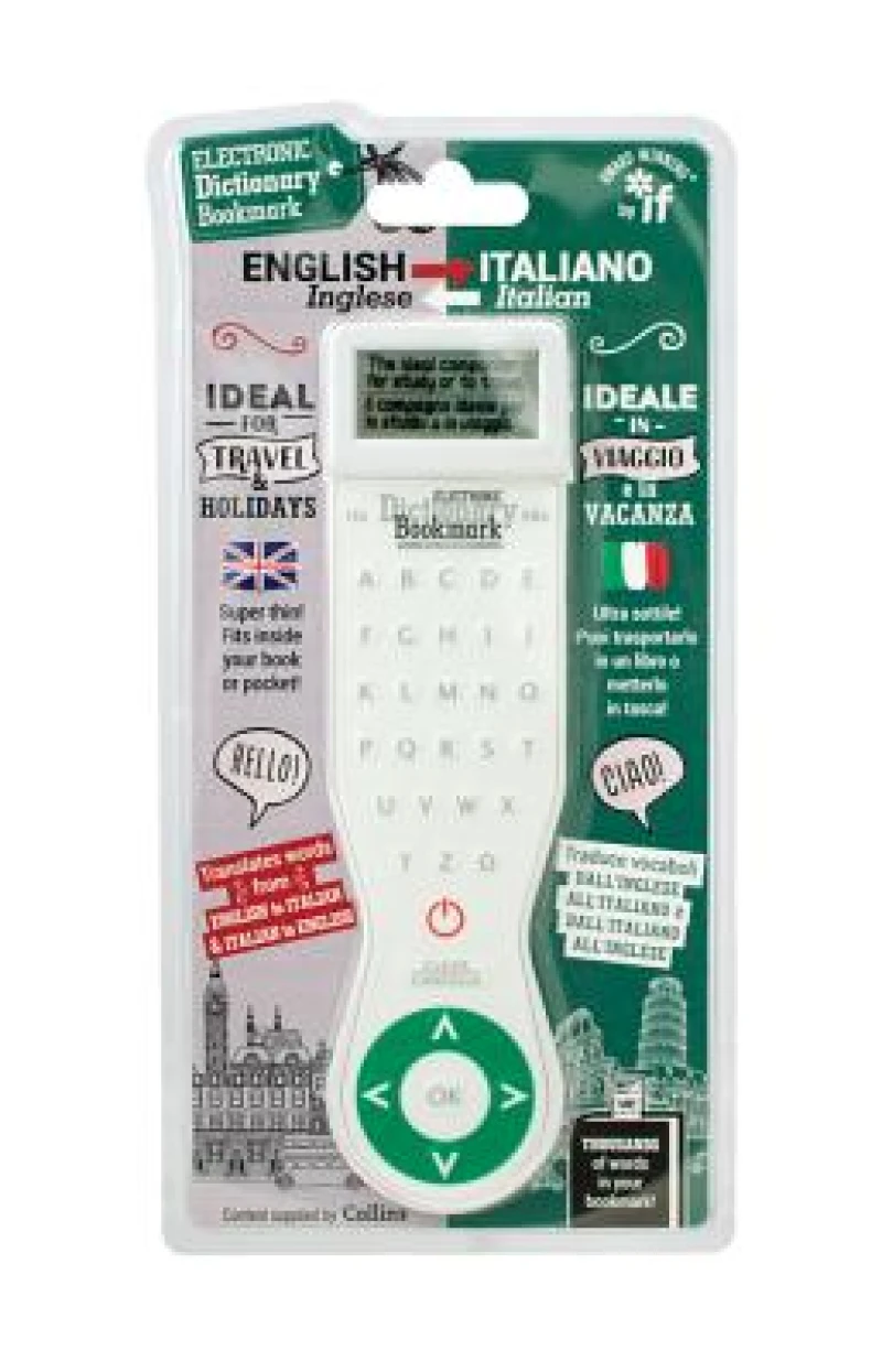 Electronic Dictionary Bookmark (Travel Edition) - Italian-English