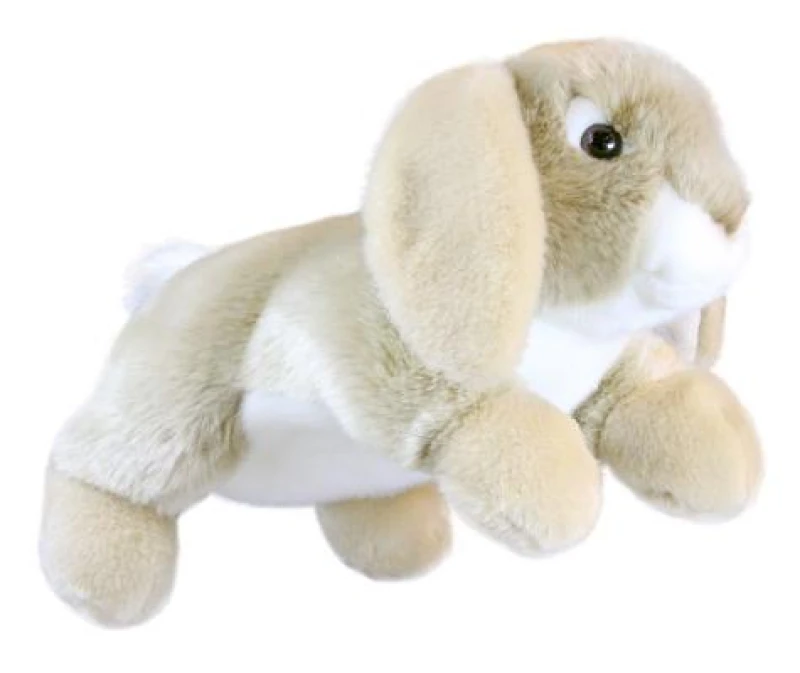 Rabbit (Lop-Eared - Beige & White) Soft Toy