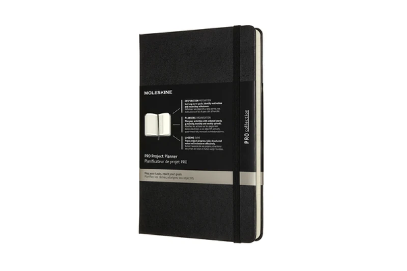 Moleskine Pro Project Planner 12 Months Large Black