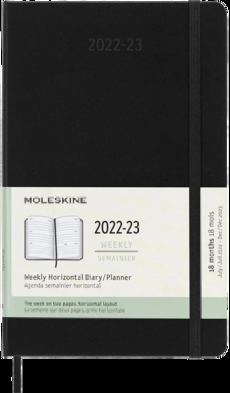 MOLESKINE 2023 18MONTH WEEKLY HORIZONTAL
