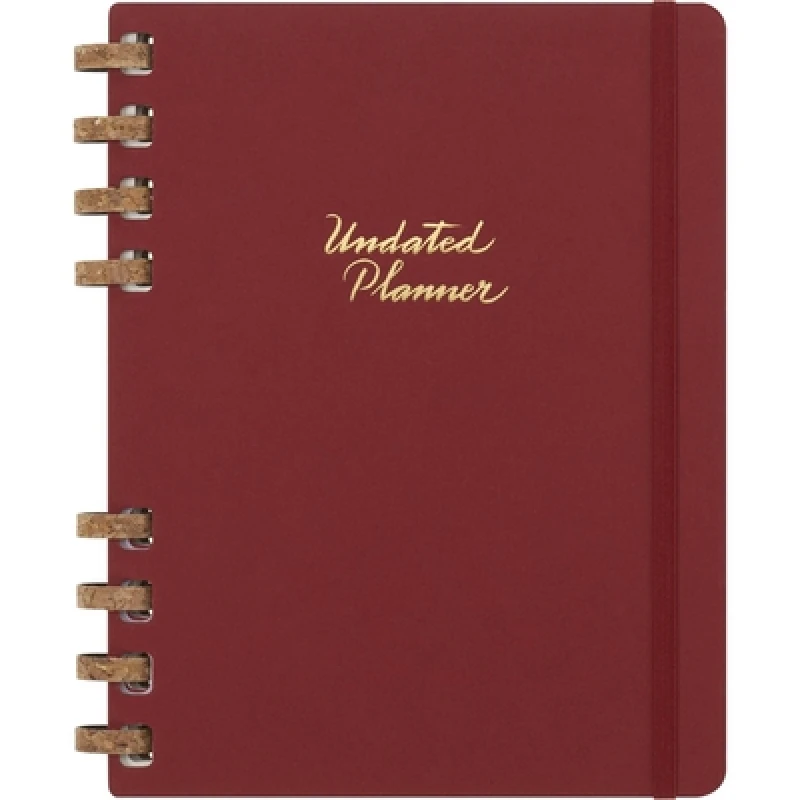 Moleskine Undated XL Spiral Planner Crush Cherry