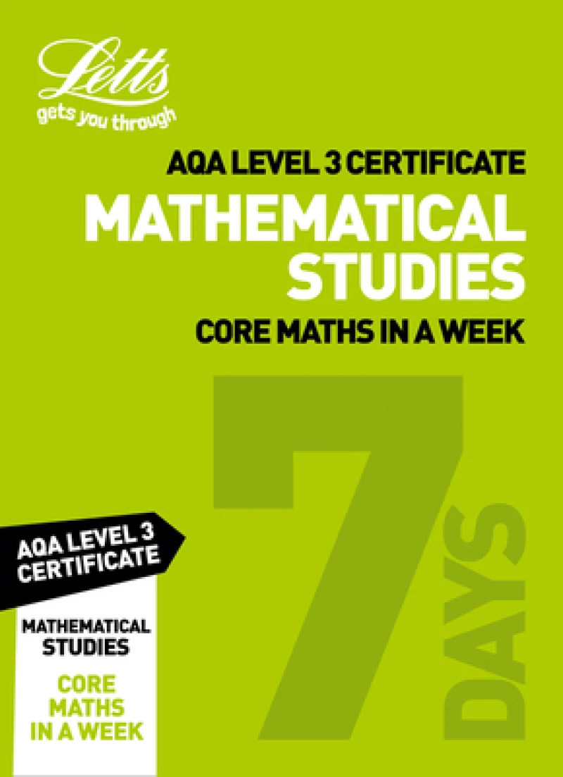 AQA Level 3 Certificate Mathematical Studies: In a Week