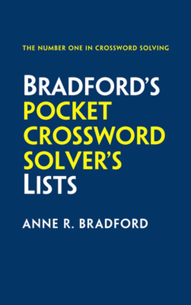 Bradford’s Pocket Crossword Solver’s Lists
