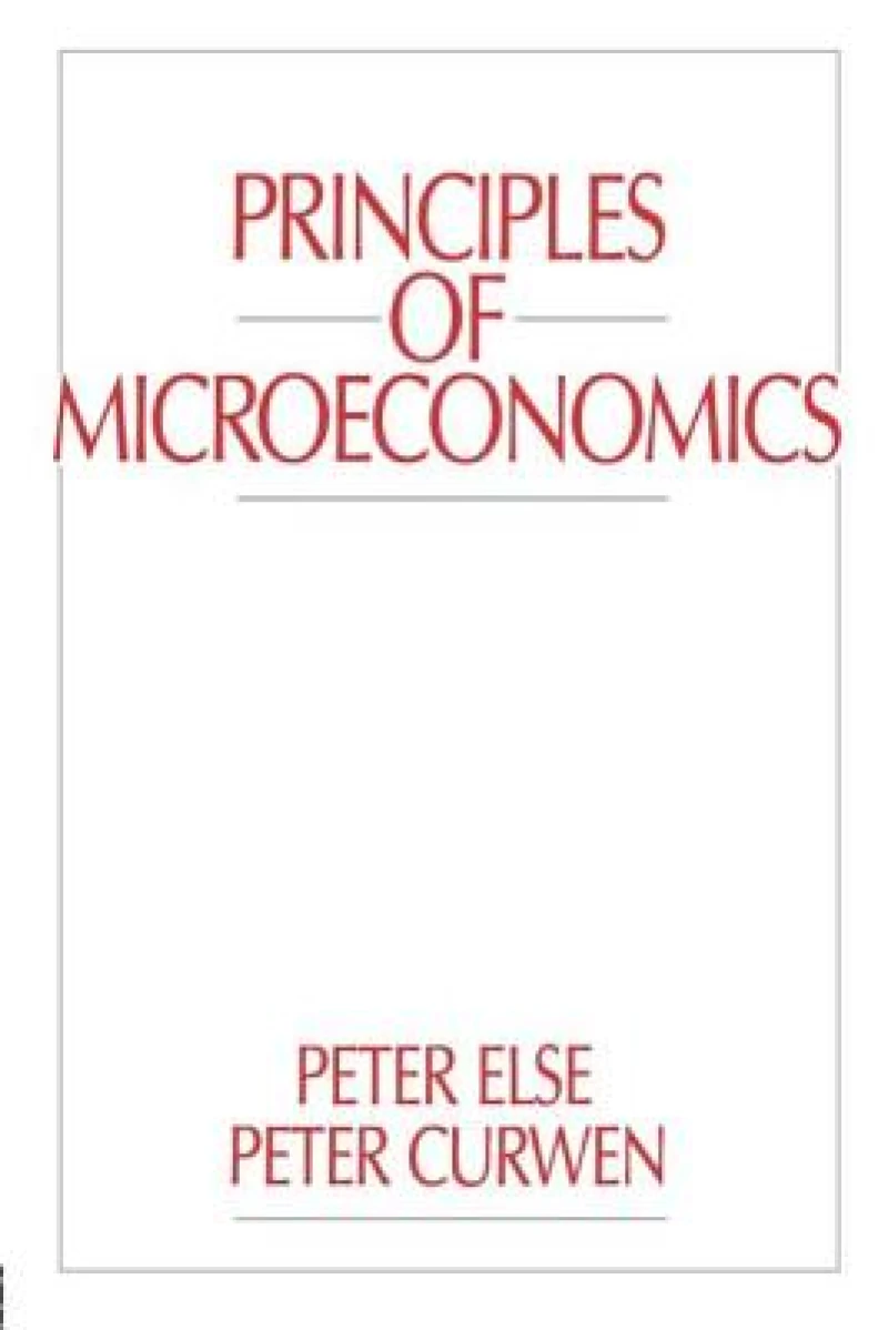 Principles of Microeconomics