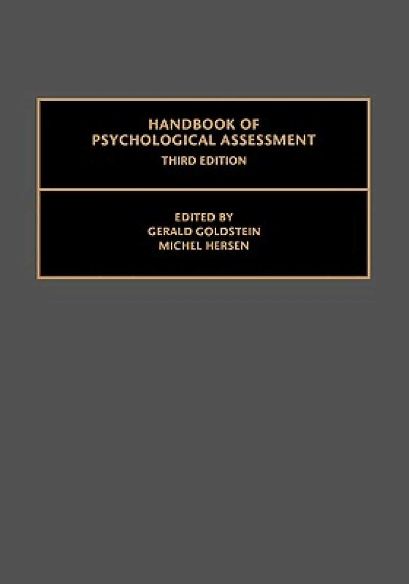 Handbook of Psychological Assessment
