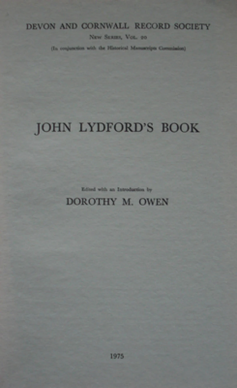 John Lydford's Book