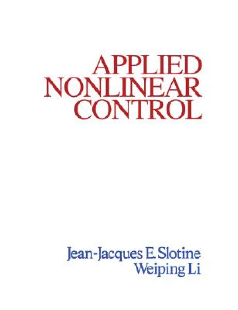 Applied Nonlinear Control