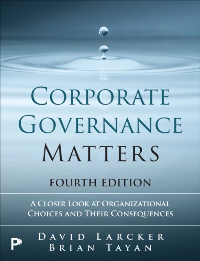 Corporate Governance Matters 4th edition