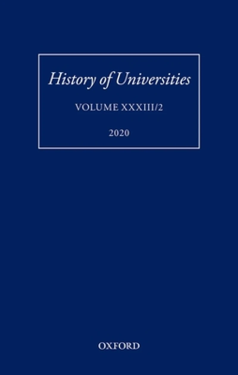 History of Universities Volume XXXIII/2