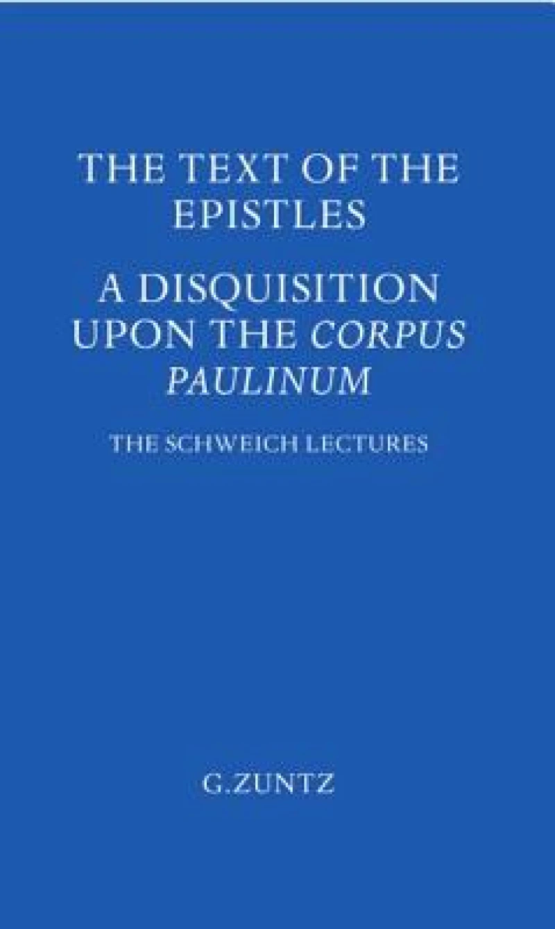 The Text of the Epistles