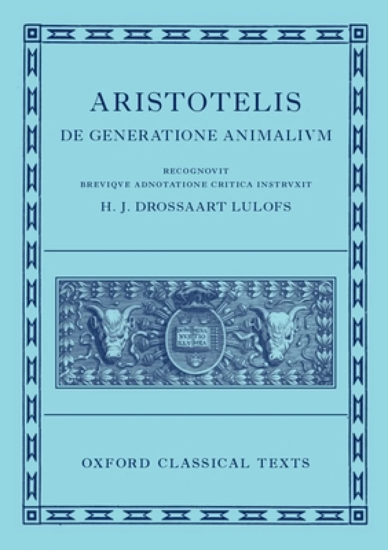 On the Generation of Animals (De Generatione Animalium)