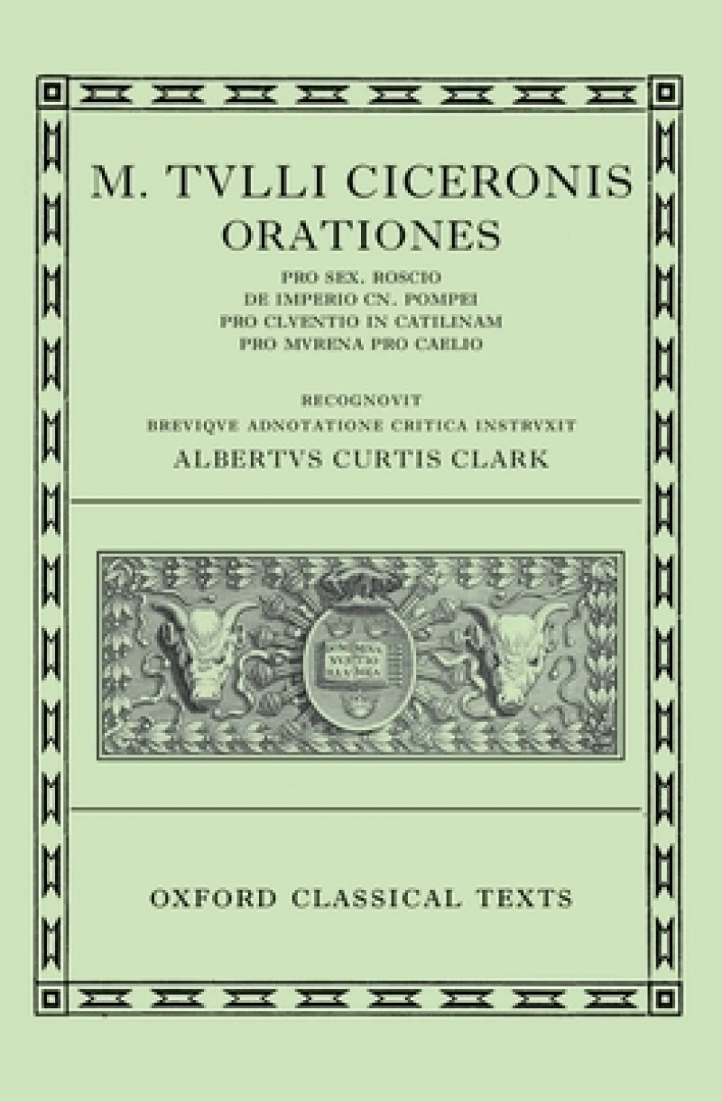 Cicero Orationes. Vol. I