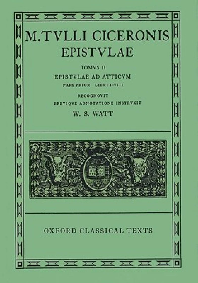 Cicero Epistulae. Vol. II. Part i