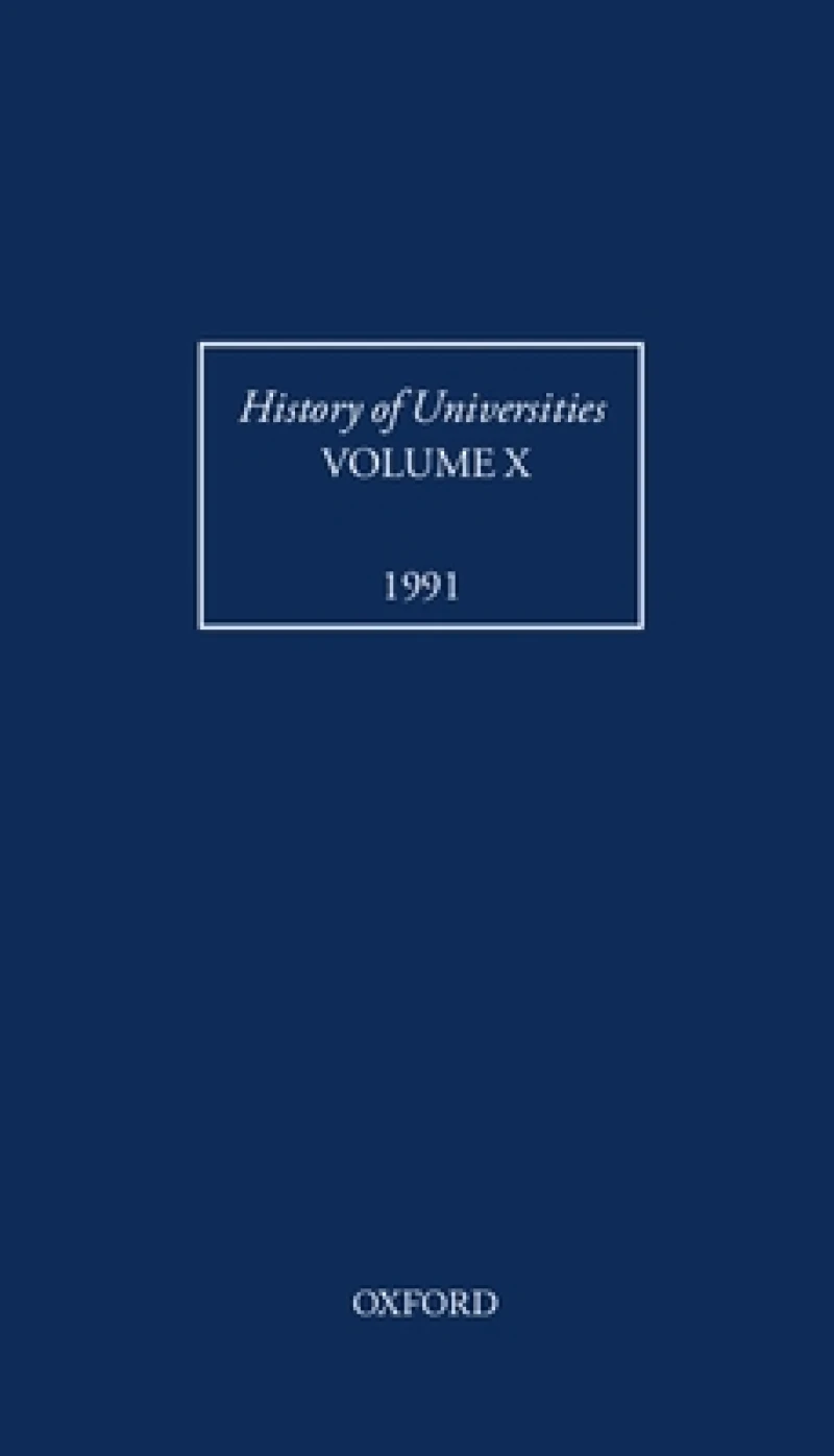 History of Universities: Volume X: 1991