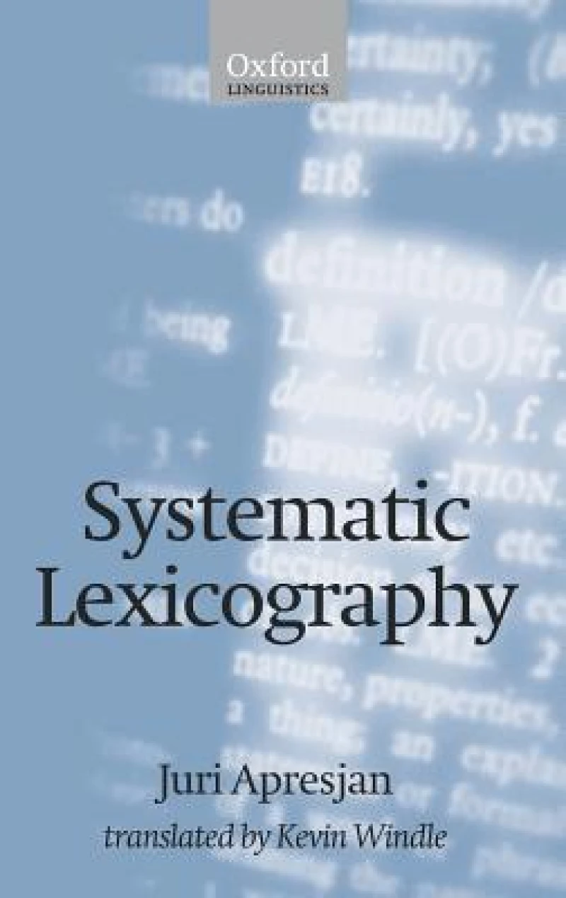 Systematic Lexicography