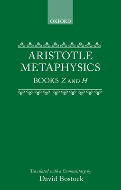 Metaphysics Books Z and H