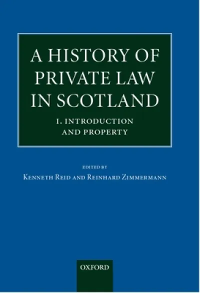 A History of Private Law in Scotland