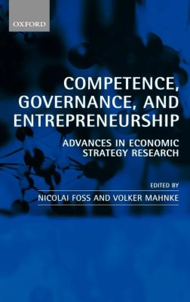 Competence, Governance, and Entrepreneurship
