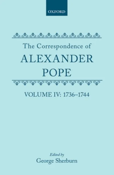 The Correspondence of Alexander Pope