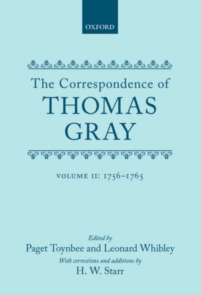 Correspondence of Thomas Gray