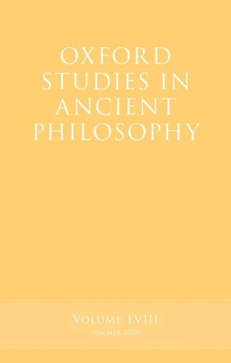 Oxford Studies in Ancient Philosophy, Volume 58