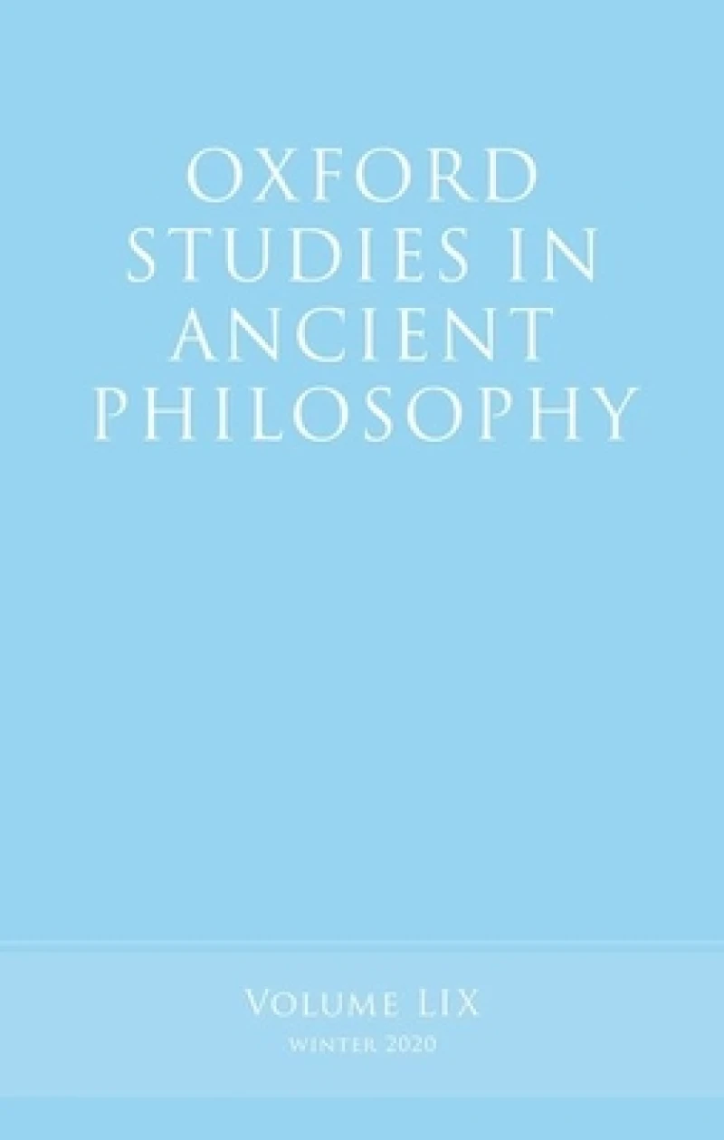 Oxford Studies in Ancient Philosophy, Volume 59
