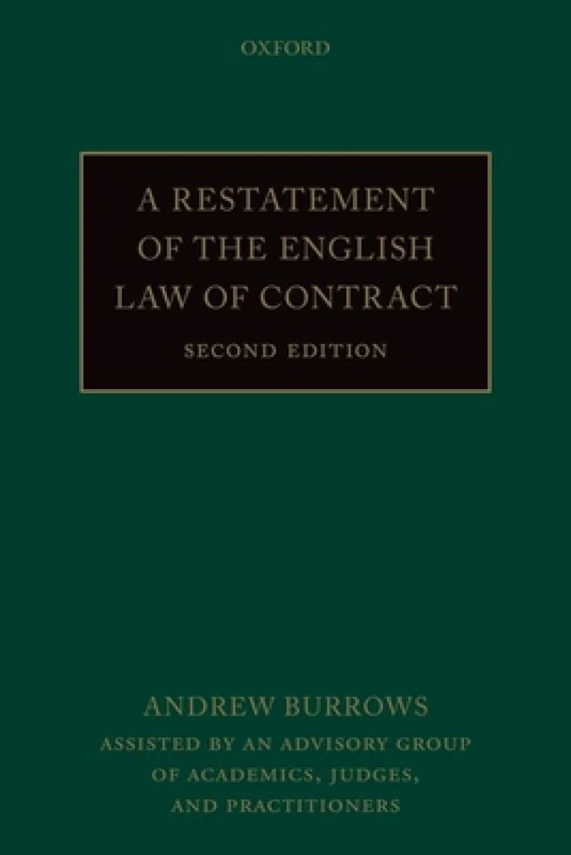A Restatement of the English Law of Contract