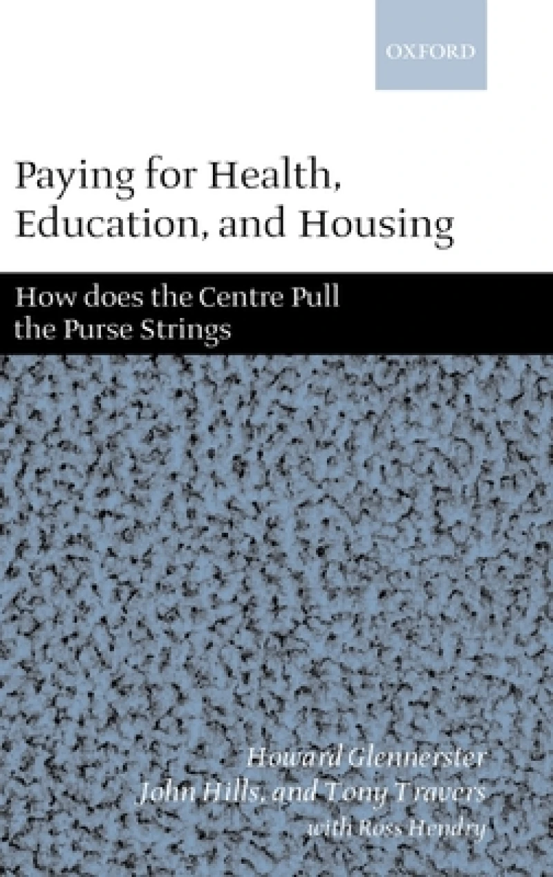 Paying for Health, Education, and Housing
