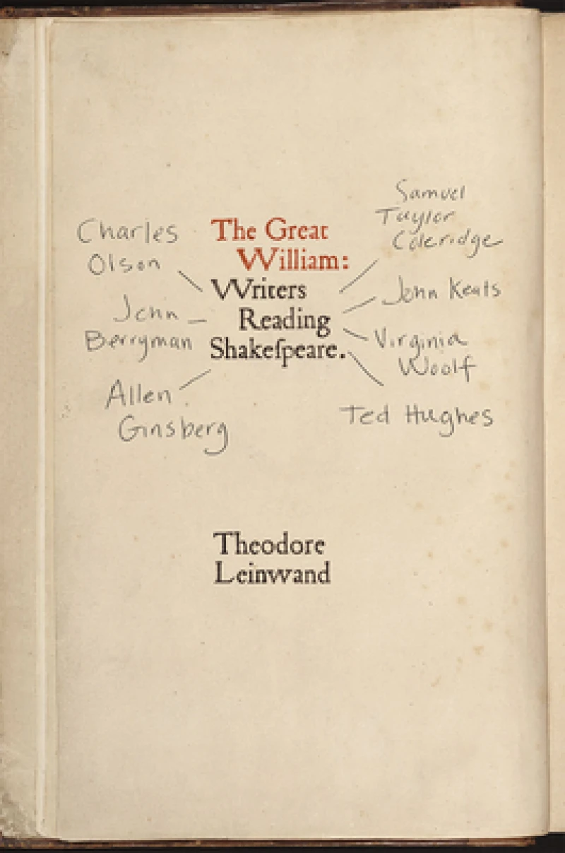 The Great William – Writers Reading Shakespeare