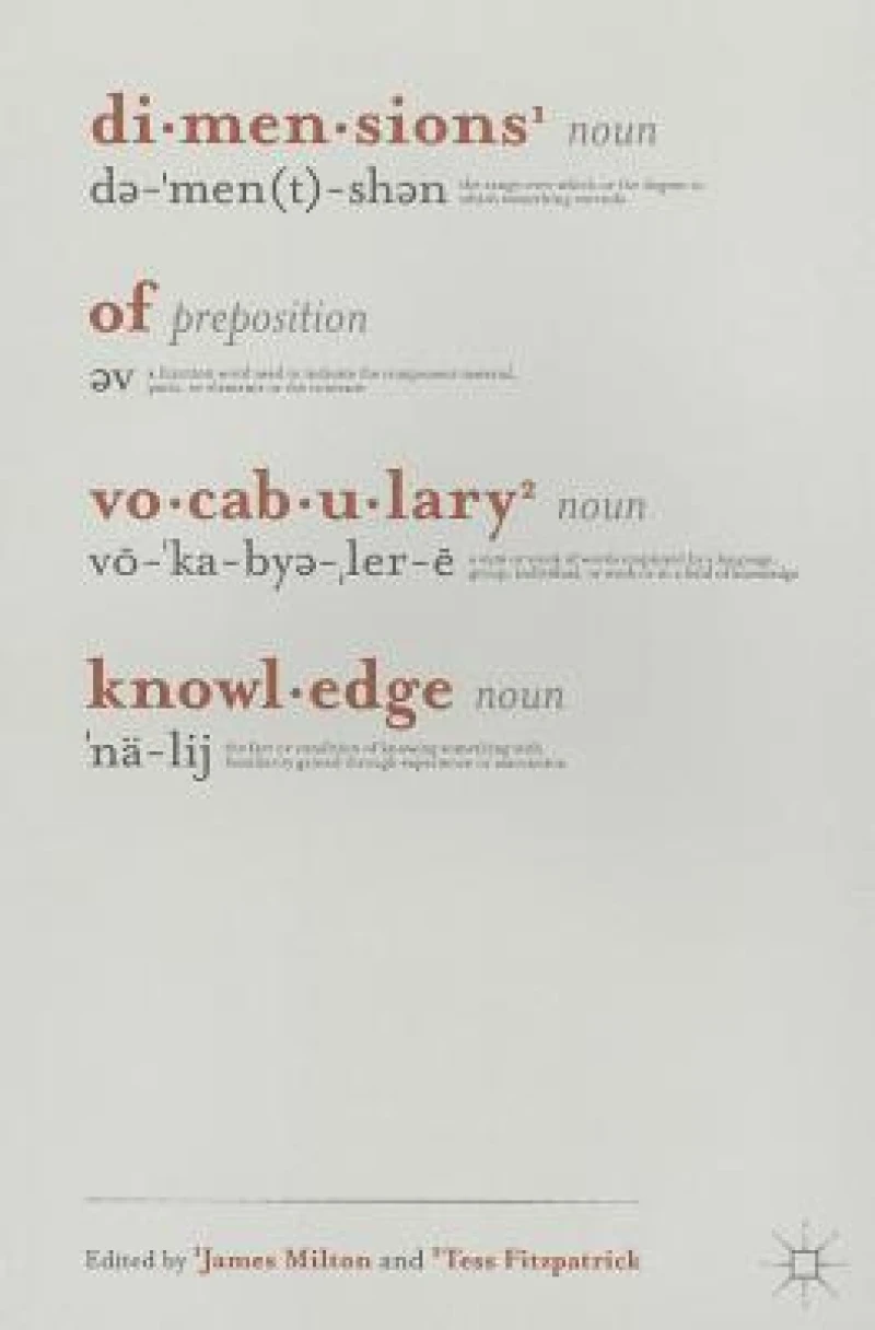 Dimensions of Vocabulary Knowledge