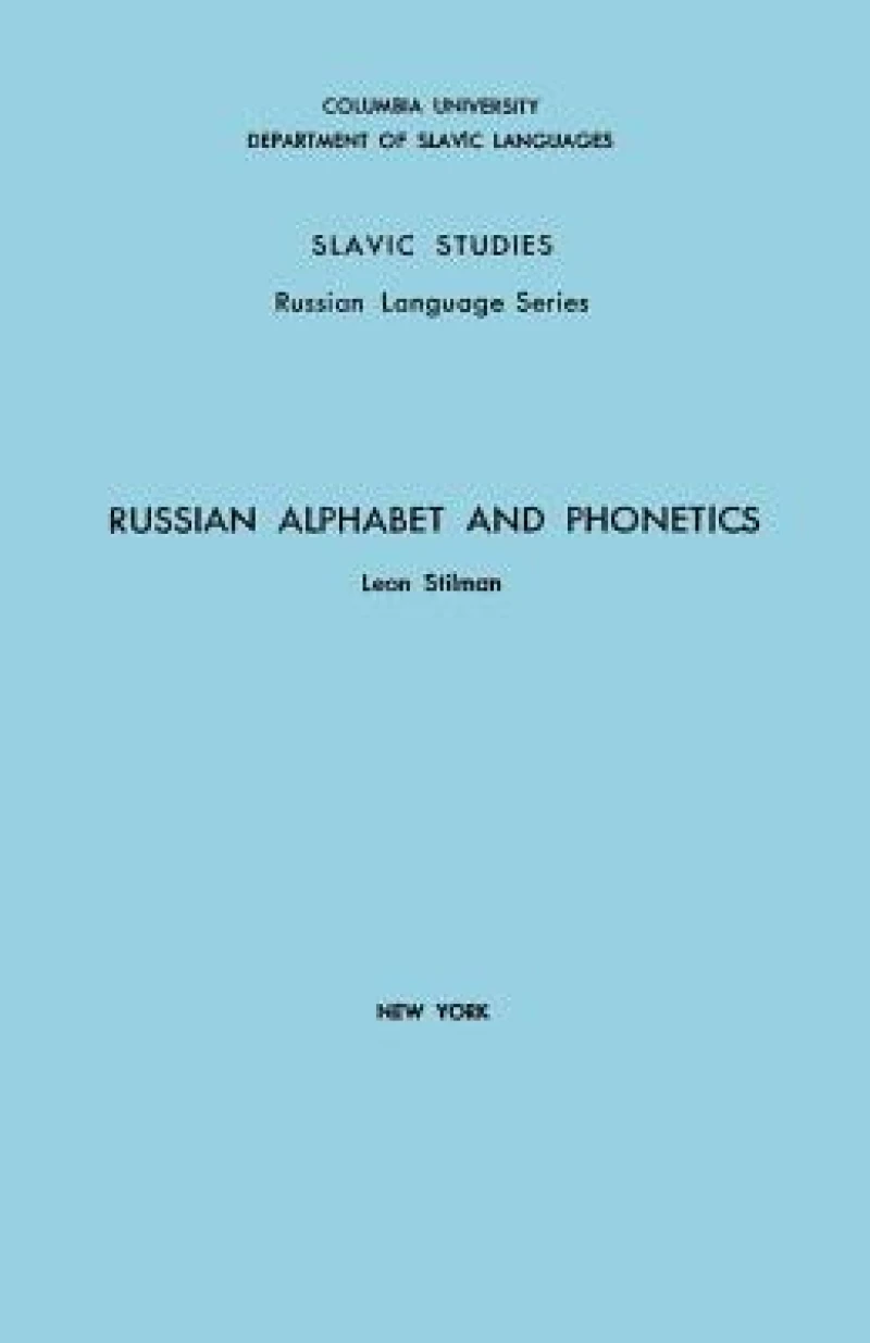 Russian Alphabet and Phonetics