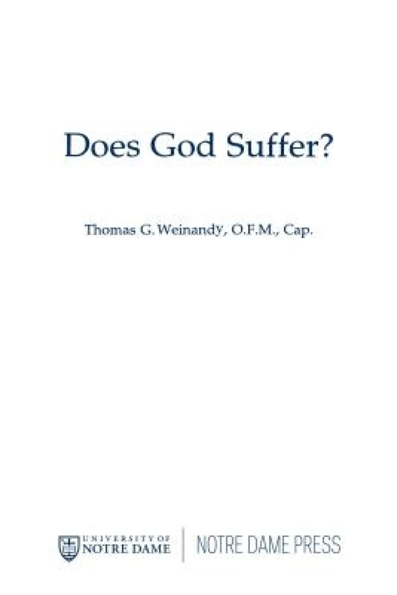 Does God Suffer?