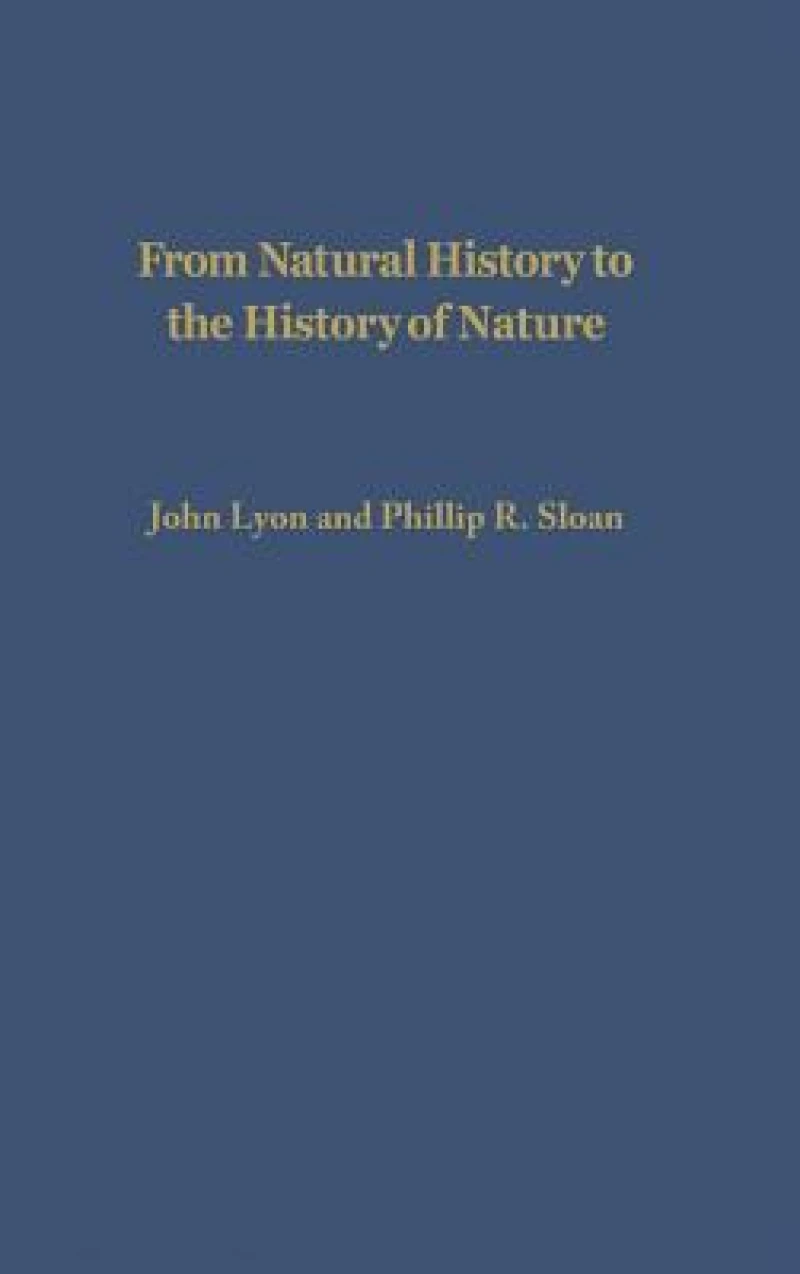 From Natural History to the History of Nature