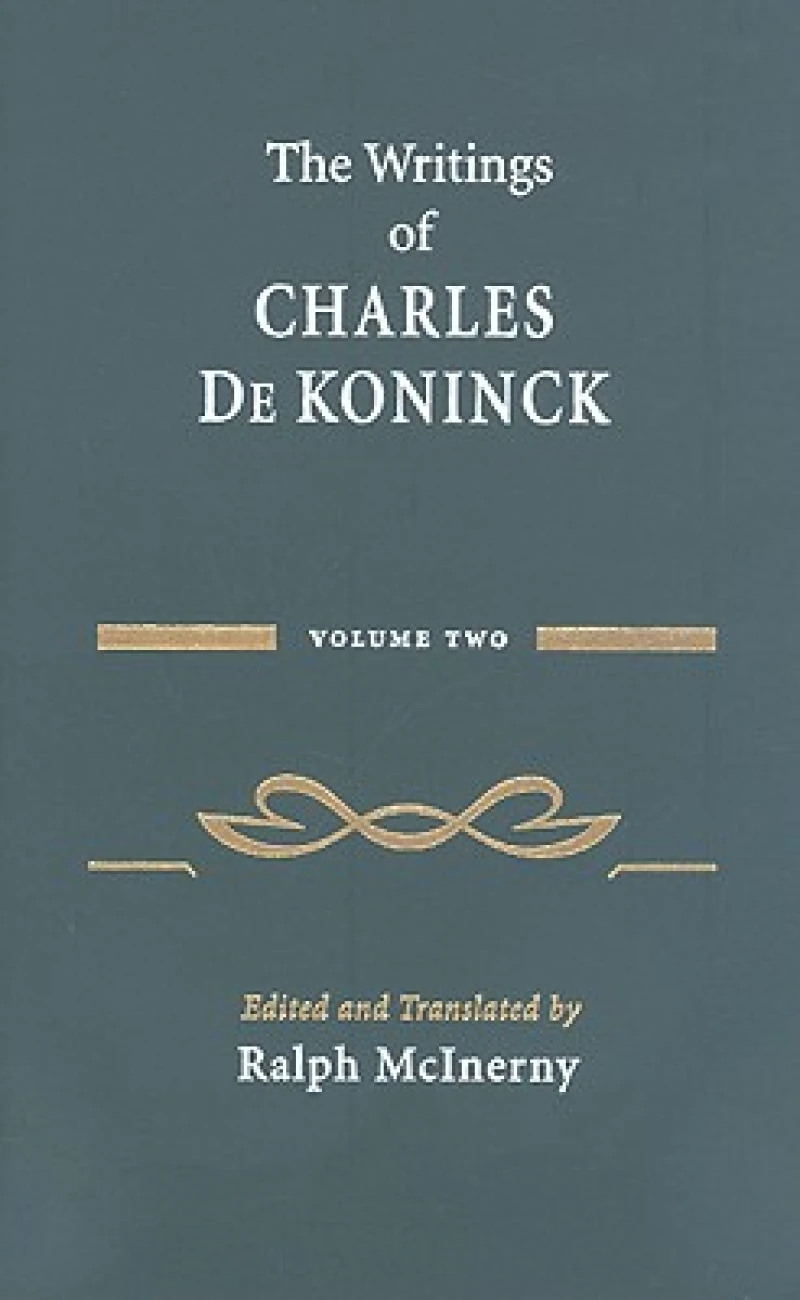 The Writings of Charles De Koninck