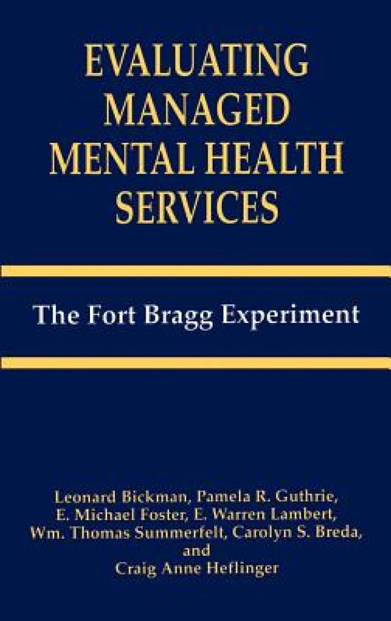 Evaluating Managed Mental Health Services