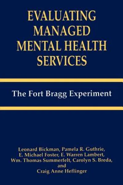 Evaluating Managed Mental Health Services