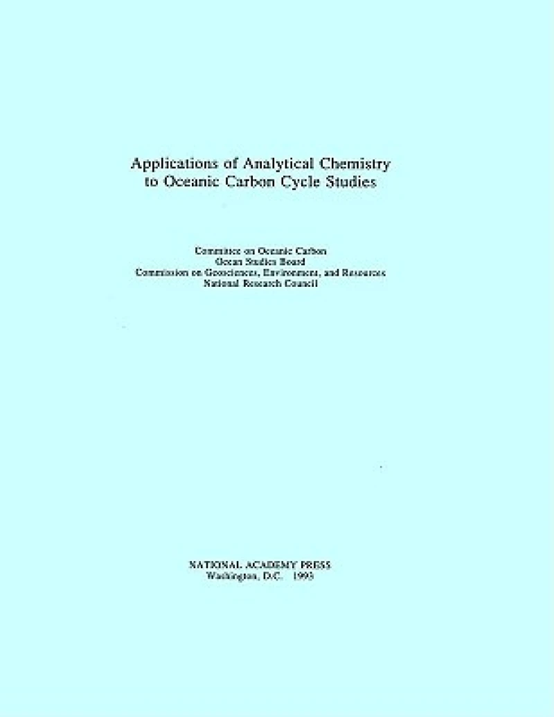 Applications of Analytical Chemistry to Oceanic Carbon Cycle Studies