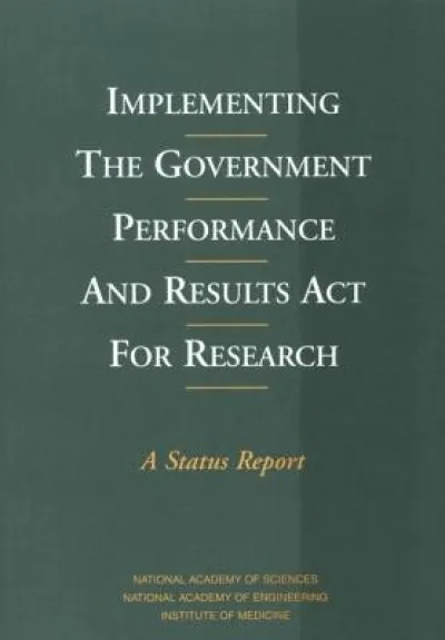 Implementing the Government Performance and Results Act for Research