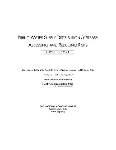 Public Water Supply Distribution Systems