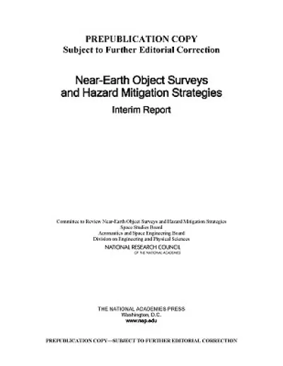 Near-Earth Object Surveys and Hazard Mitigation Strategies