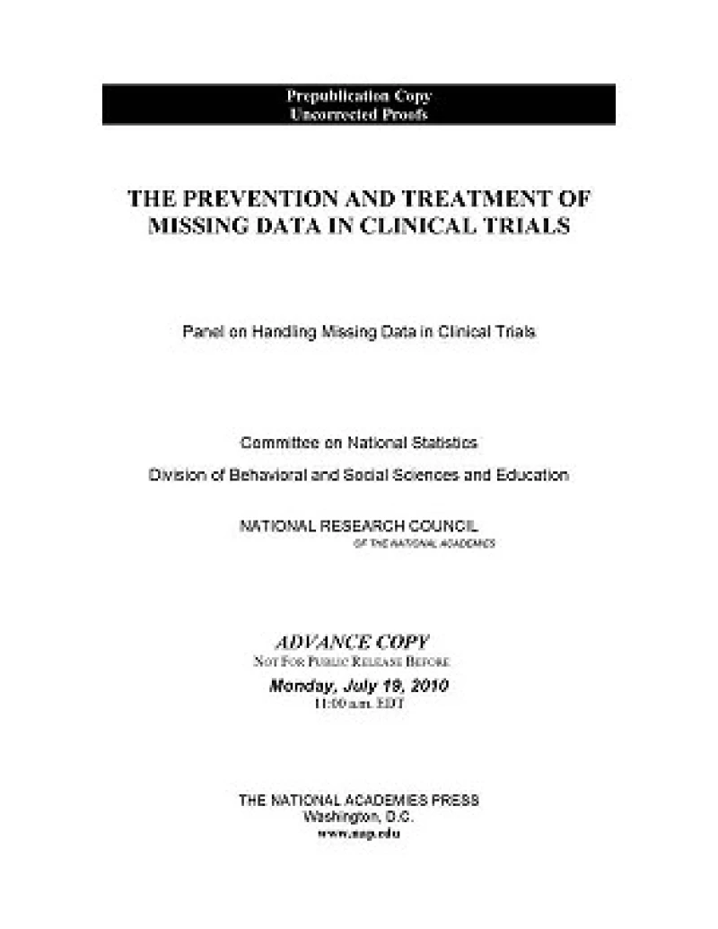 The Prevention and Treatment of Missing Data in Clinical Trials