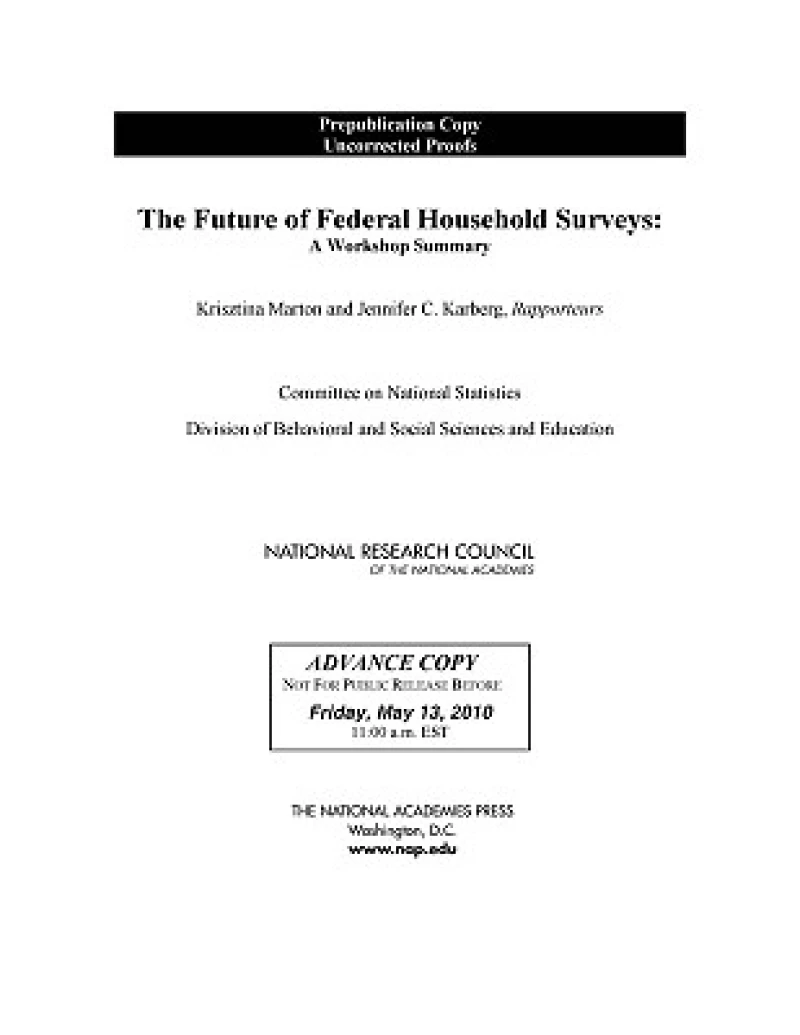 The Future of Federal Household Surveys