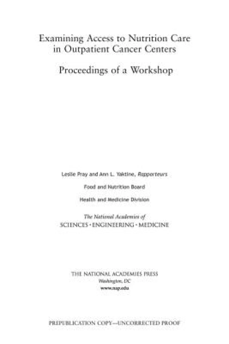 Examining Access to Nutrition Care in Outpatient Cancer Centers