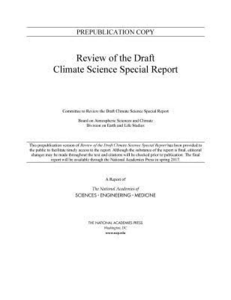 Review of the Draft Climate Science Special Report