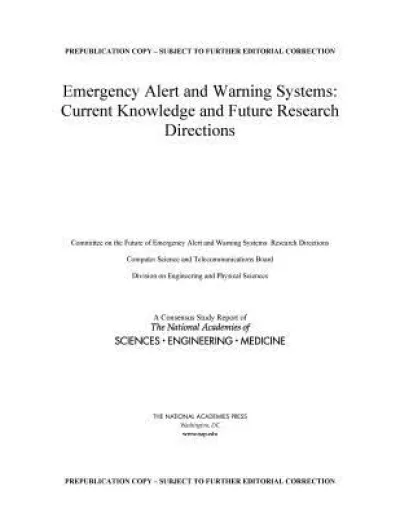 Emergency Alert and Warning Systems