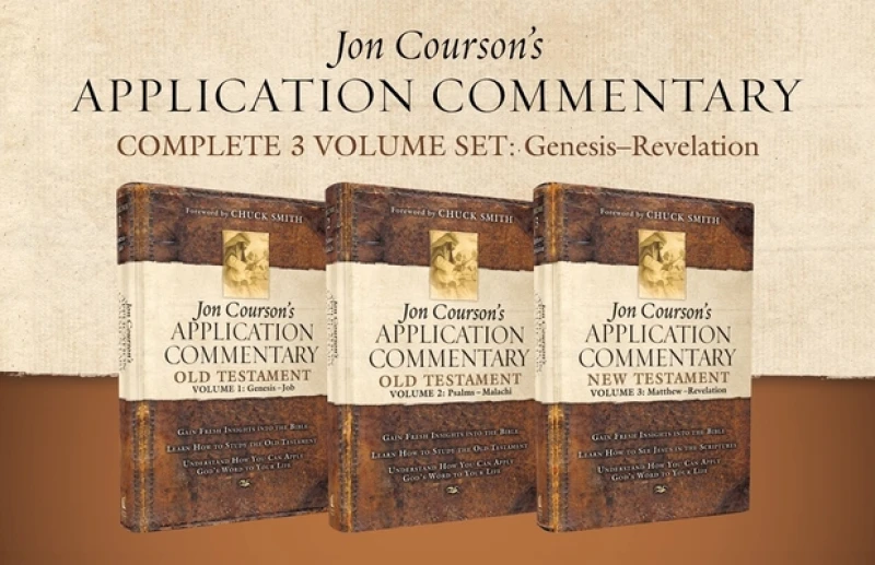 Jon Courson''s Application Commentary, Complete 3-Volume Set: Genesis - Revelation