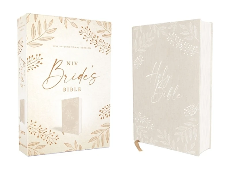 NIV, Bride''s Bible, Cloth over Board, Cream, Red Letter, Comfort Print